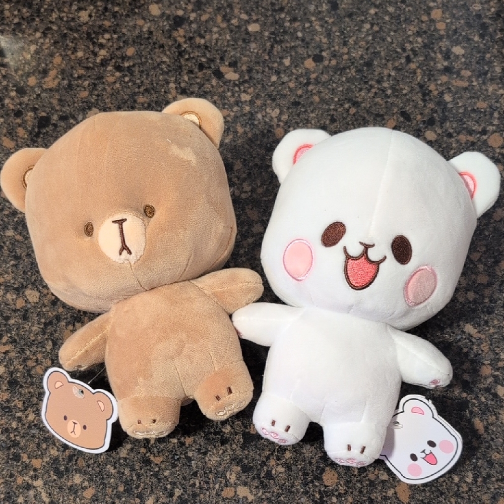 Milk & Mocha Bears 8in Plushes